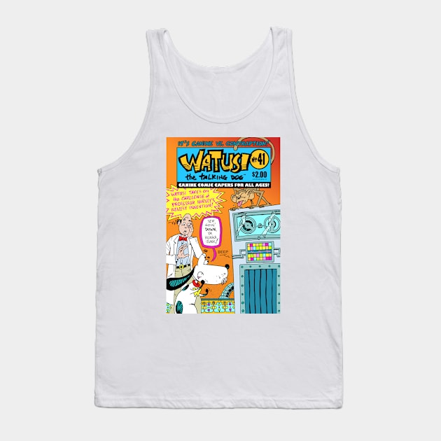 Canine vs. Contraption! Tank Top by SmearySoapbox